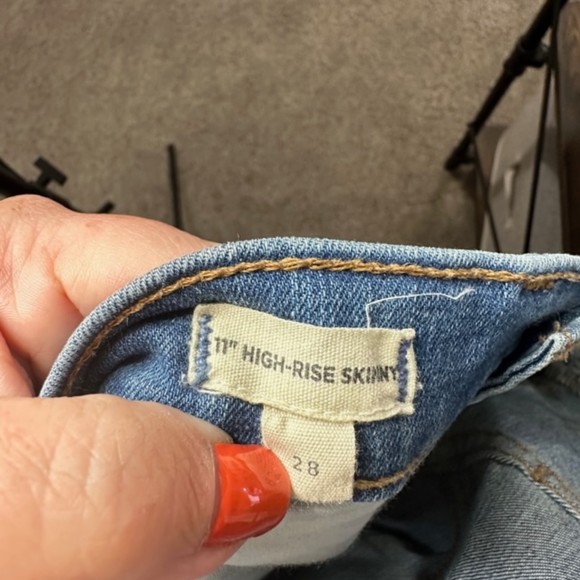 Madewell 11‎ Inch High Rise Skinny Jeans - Picture 3 of 3